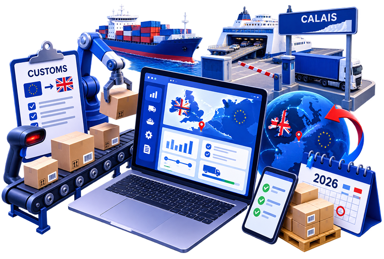 Automatiser ses process logistiques post-Brexit à Calais : le guide 2026