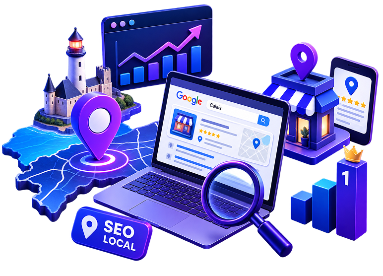 SEO local à Calais : le guide pratique pour apparaître avant vos concurrents